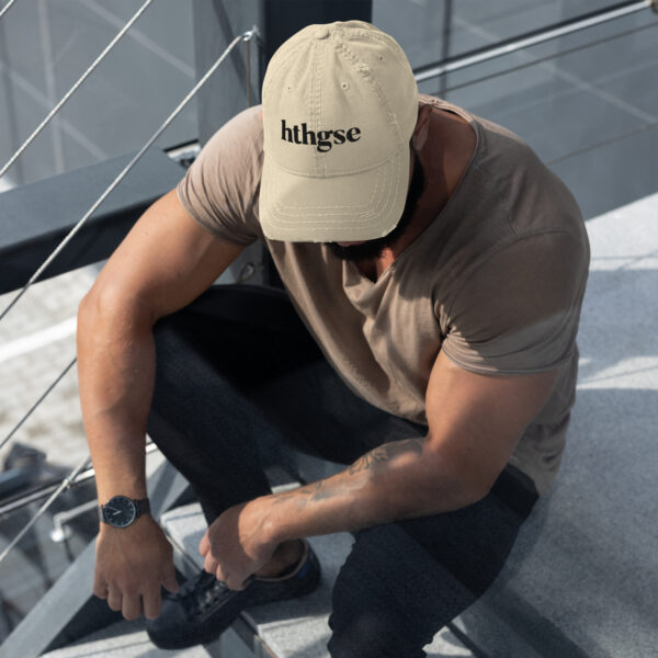 Distressed Fitted Cap