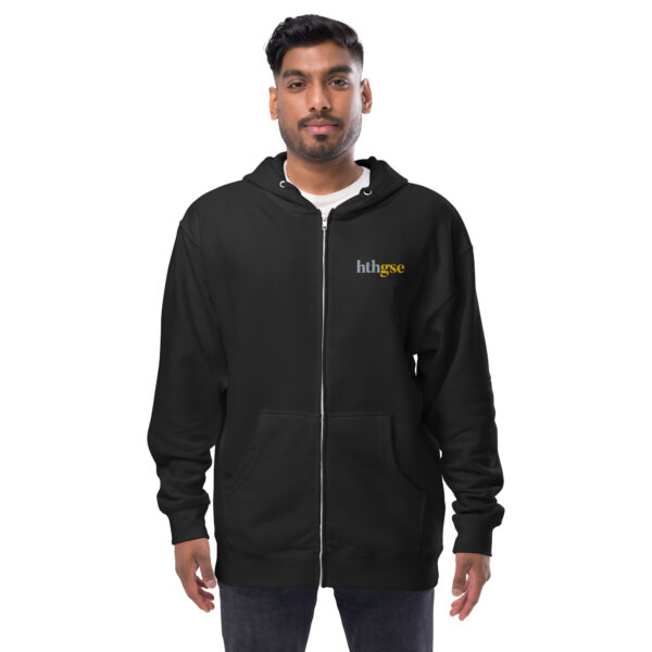 Unisex Fleece Zip-Up Hoodie (embroidered)