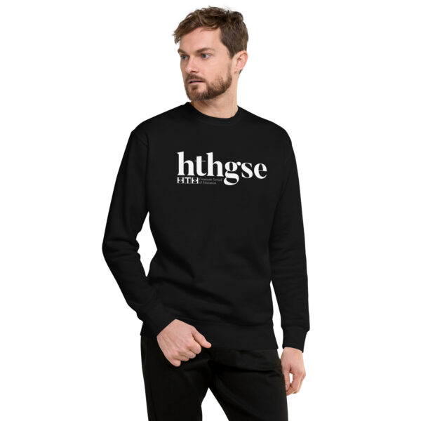 Unisex Crew Neck Sweatshirt (white logo) - Image 2